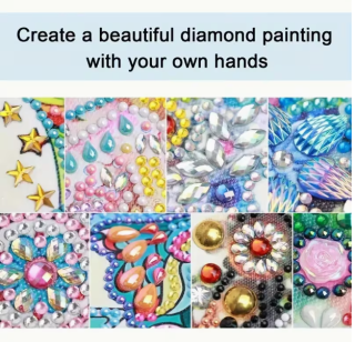 Diamond Painting 6 Stück Geburtstagskarten